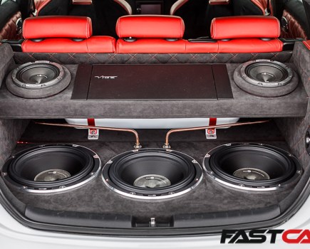 Audi car audio boot build in Leon