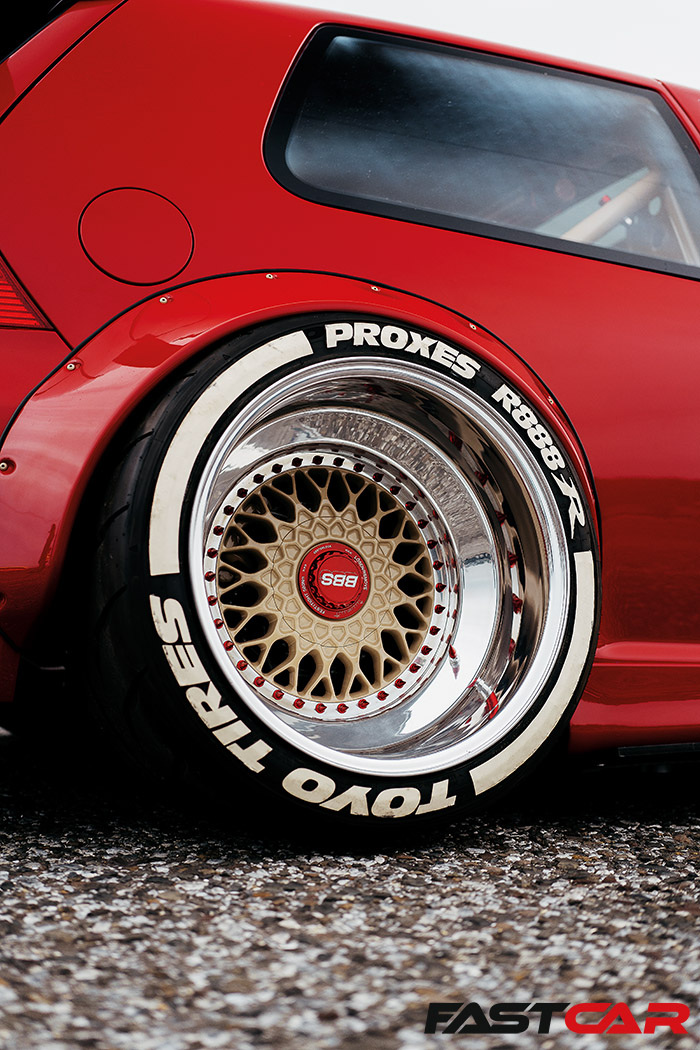 Deep dish wheels with Toyo Tires