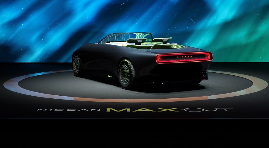 The rear end of the Nissan Max-Out concept.