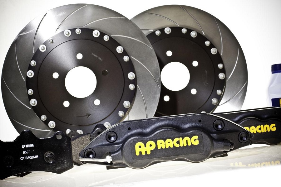 A pair of AP Racing brake rotors.