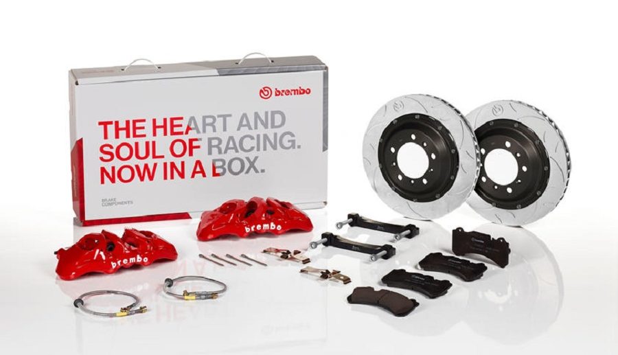 A full Brembo big brake kit.