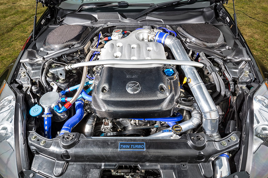 Twin turbo 350Z engine