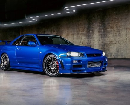 The front end of a Fast and Furious Skyline
