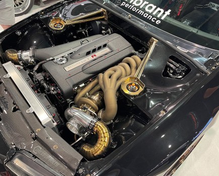 Modified R32 GT-R RB26 engine