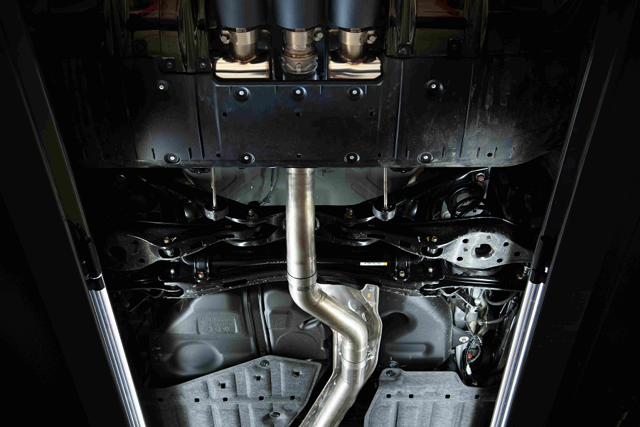 The Milltek Sport exhaust system for an FL5 Civic.