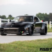 Front 3/4 shot of Wide Body Mazda RX-7 FD