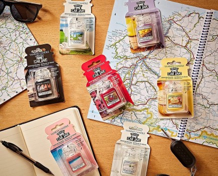 A selection of Yankee Candle air fresheners