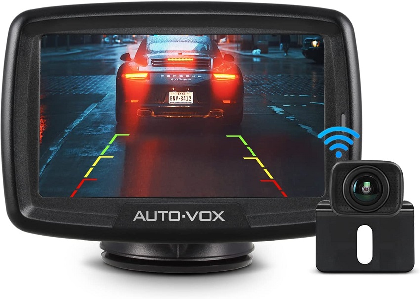  AUTO-VOX Wireless Backup Camera for Car, 3Mins DIY  Installation, Back Up Camera Systems for Truck with Rechargeable  Battery-Powered, Super Night Vision Rear/Front View with 5'' Monitor -TW1 :  Electronics