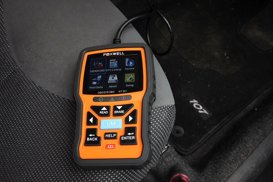 The Foxwell NT301 OBD2 scanner