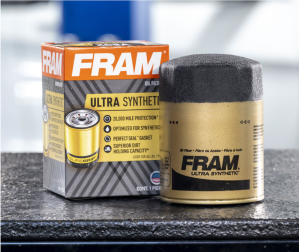 Fram engine oil filter.