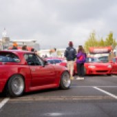 a selection of red MX-5s