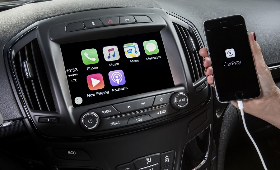 Apple CarPlay in a Vauxhall Insignia