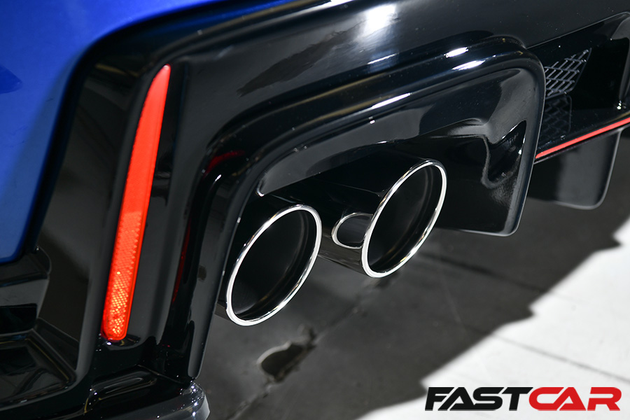 exhaust tips on civic fk2 type r