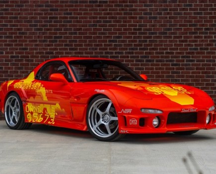 Orange Julius Fast and Furious RX7 front quarter