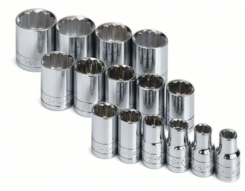 sockets with different drive head size