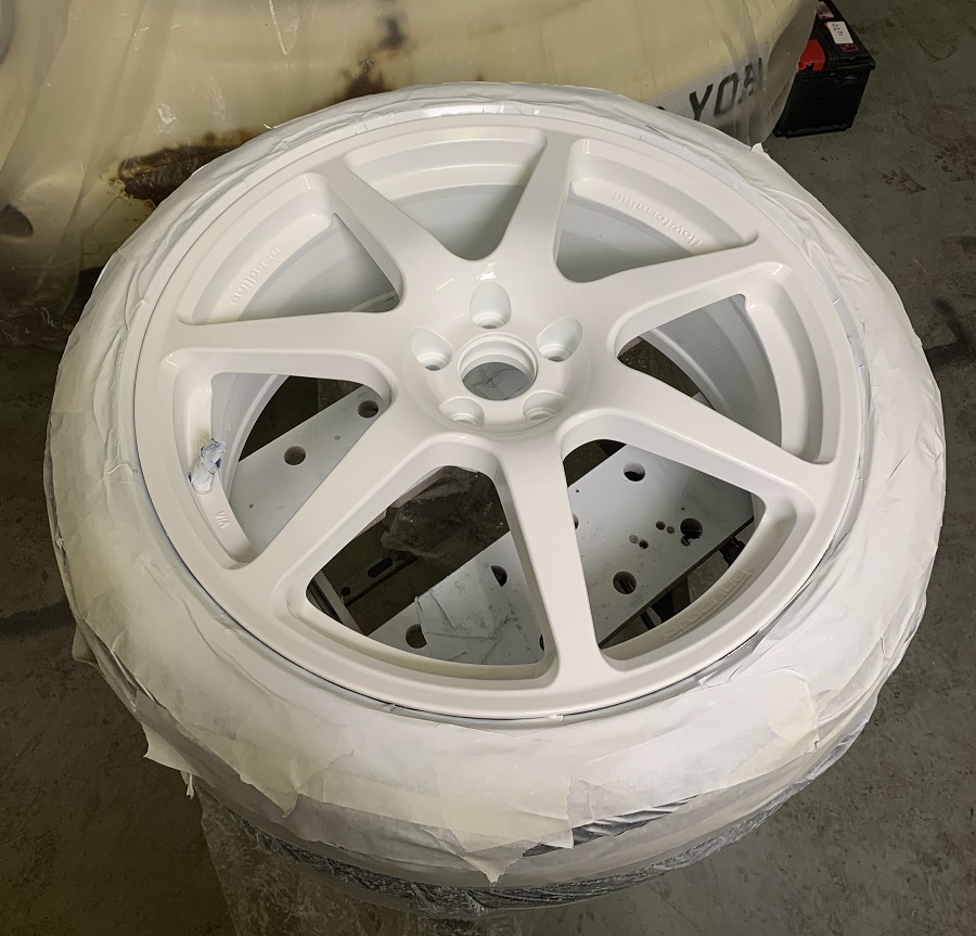 Wheel respray