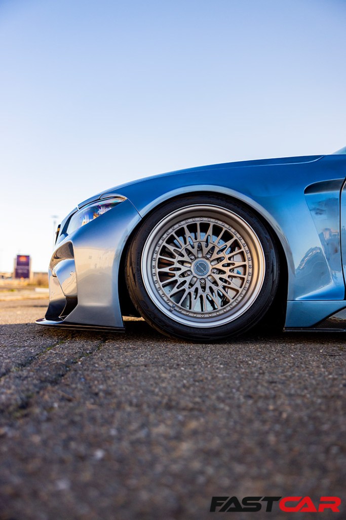 front wheels on wide body bmw m2