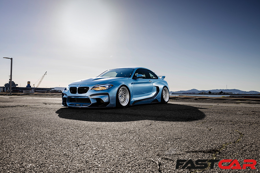 m2 competition wide body front 3/4