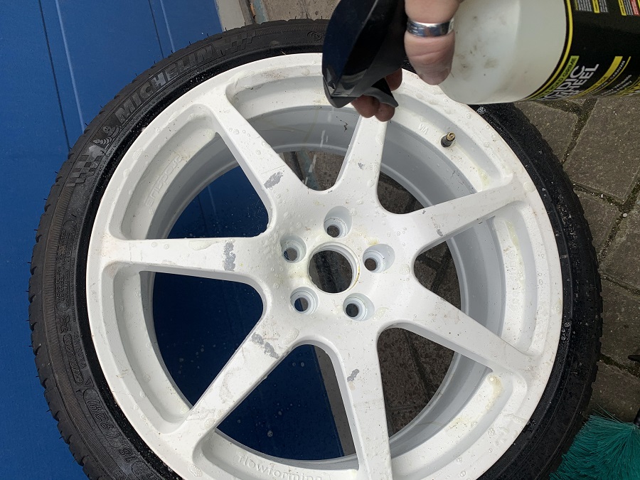 prepare wheels for respray