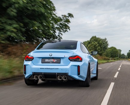rear of Milltek M2