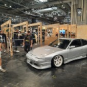 180SX in clothing store