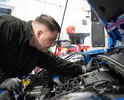 car maintenance work