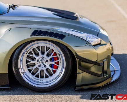 Front half of Liberty Walk Nissan GT-R