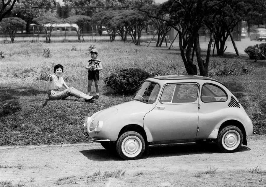 Subaru 360 when new.