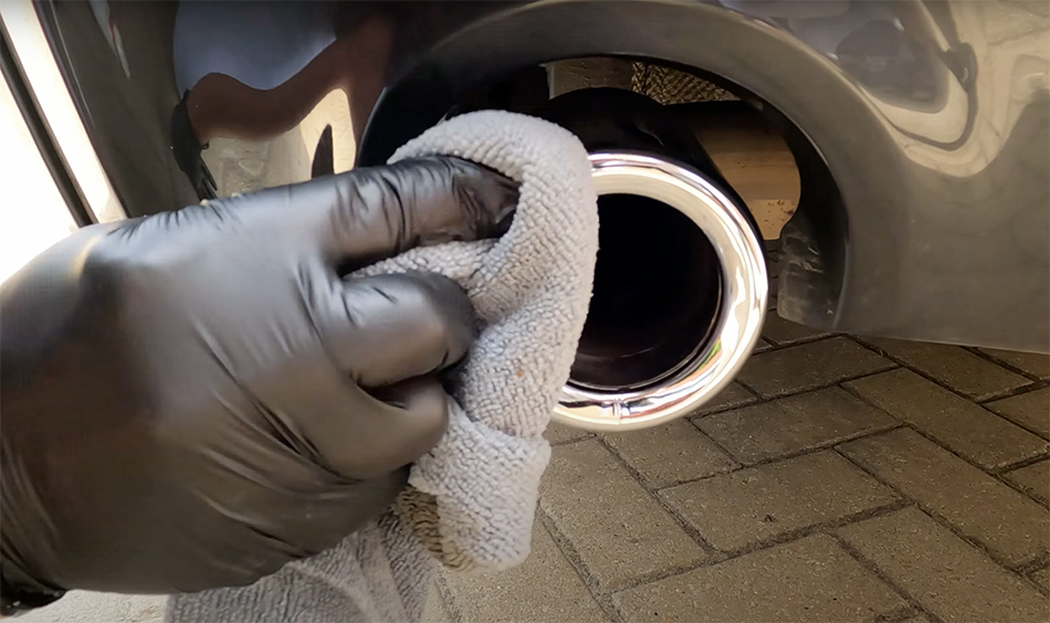 How To Clean Exhaust Tips Fast Car