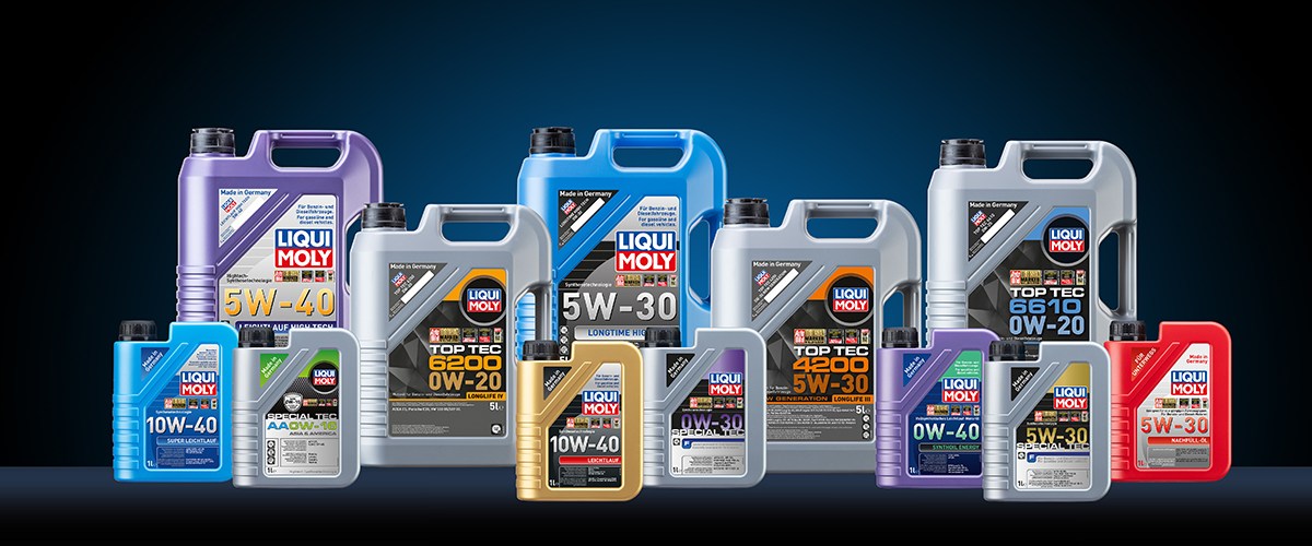 Liqui Moly performance oil and additive collection