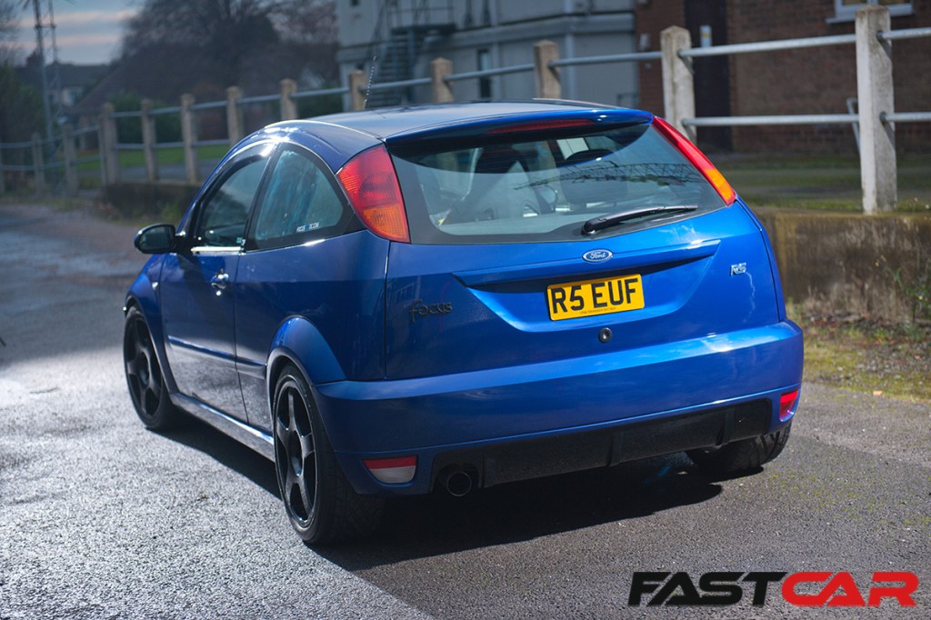 exhaust tuning on modified ford focus rs mk1
