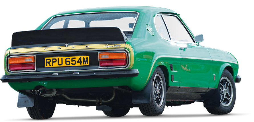 ford escort with ducktail spoiler