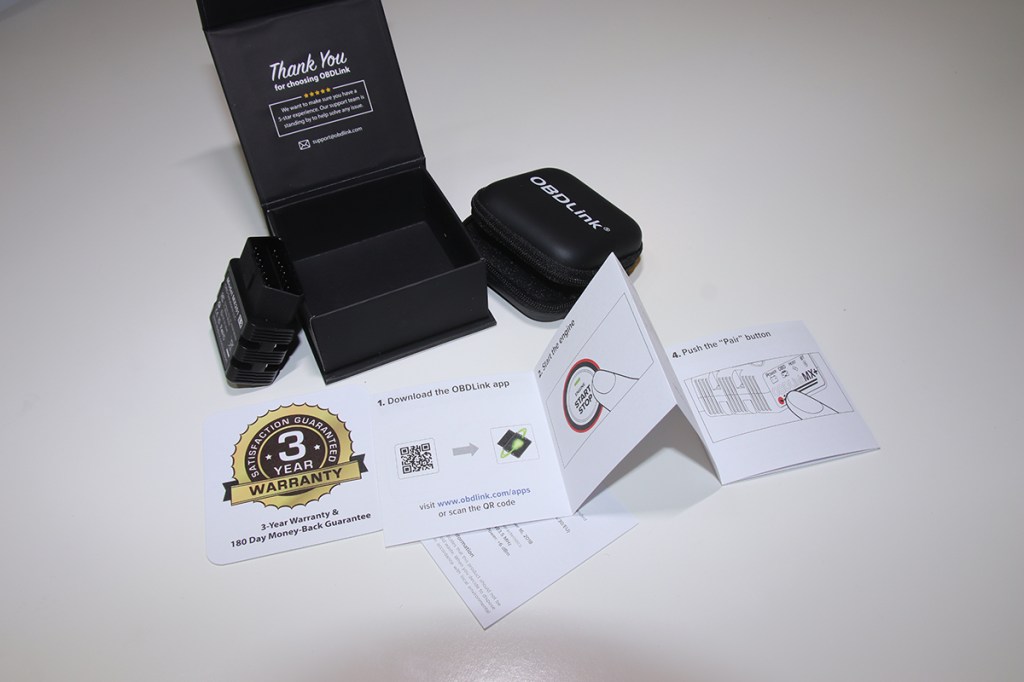 unboxing the OBDLink MX+