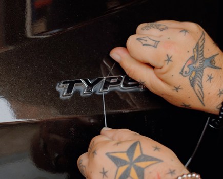 using wire to remove a car badge