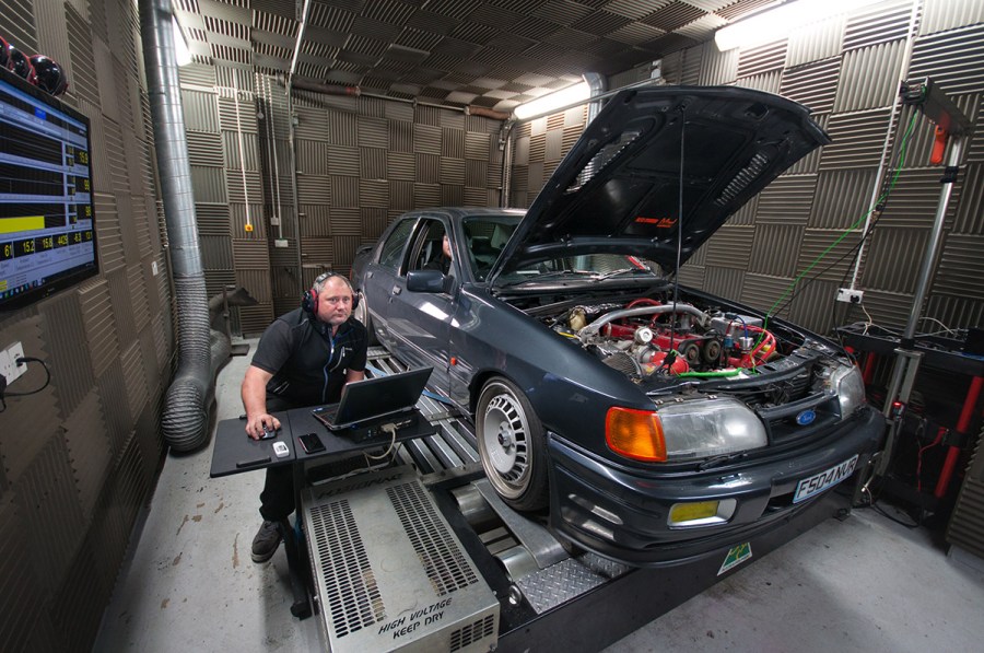 Remapping a Sierra Cosworth