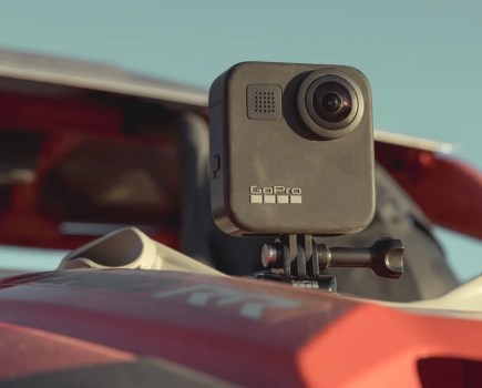 GoPro MAX on off-road vehicle