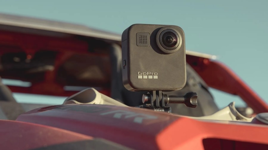 GoPro MAX on off-road vehicle