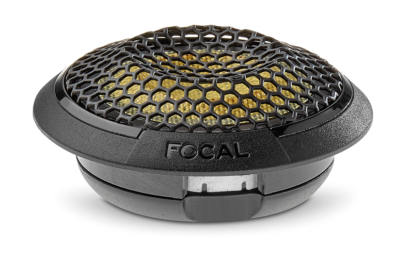 Focal tweeter with grille fitted
