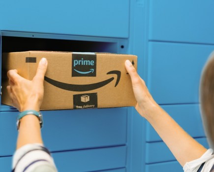 Amazon package in locker