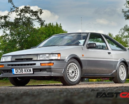 Front image of a Toyota Corolla AE86