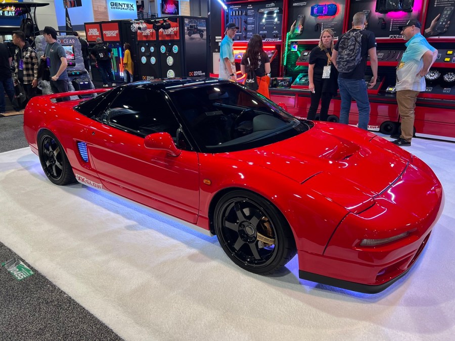 NSX with underglow