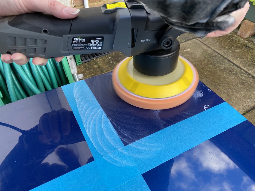 3D Speed All-In-One Correction Glaze car polish testing