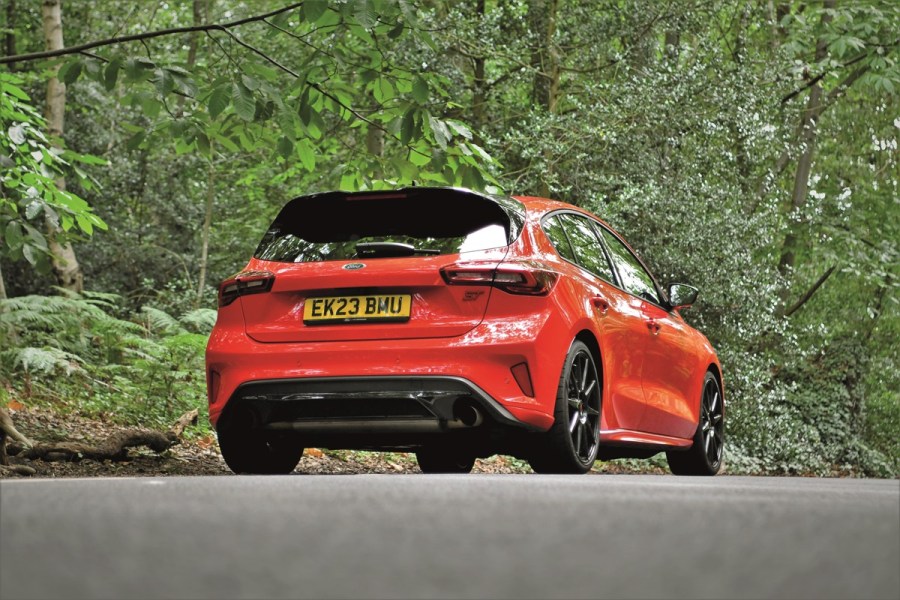 rear of Focus ST Track Pack