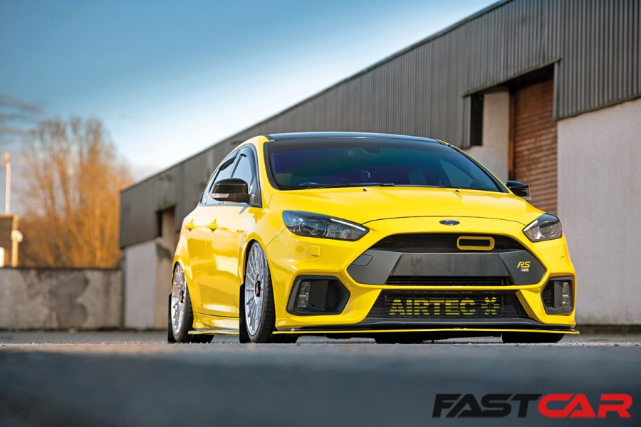 front end shot of Modified ford focus rs mk3