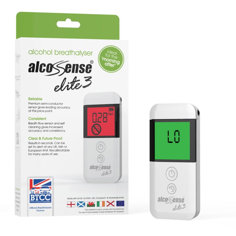 AlcoSense breathalyzer in box