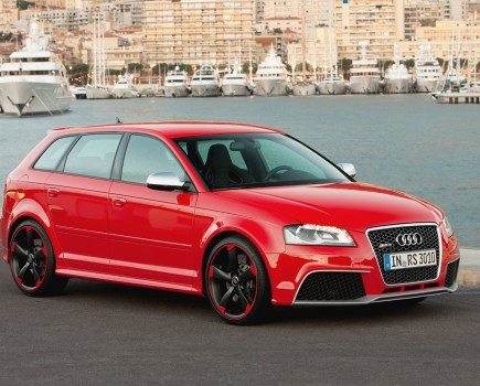 front 3/4 shot of Audi RS3 8P