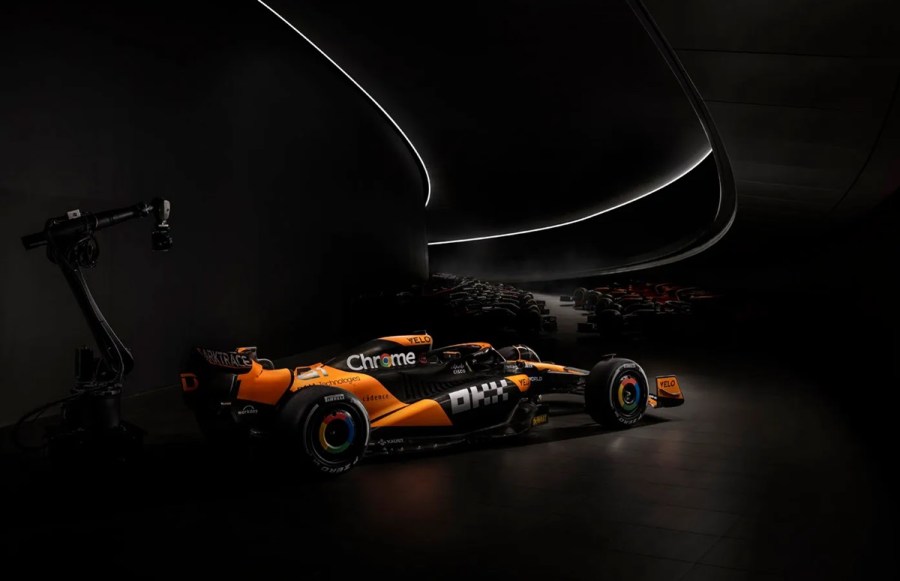 McLaren F1 2024 livery rear