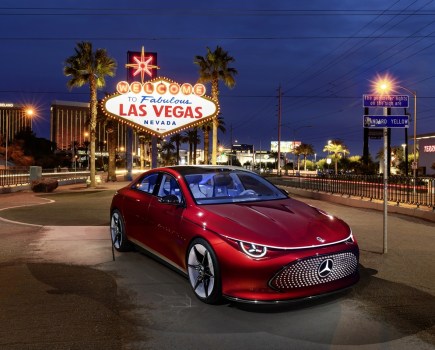 Merc CLA Concept at CES 2024