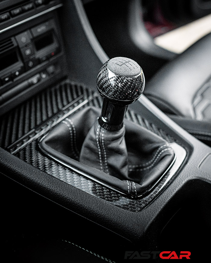 carbon manual gearshift 
