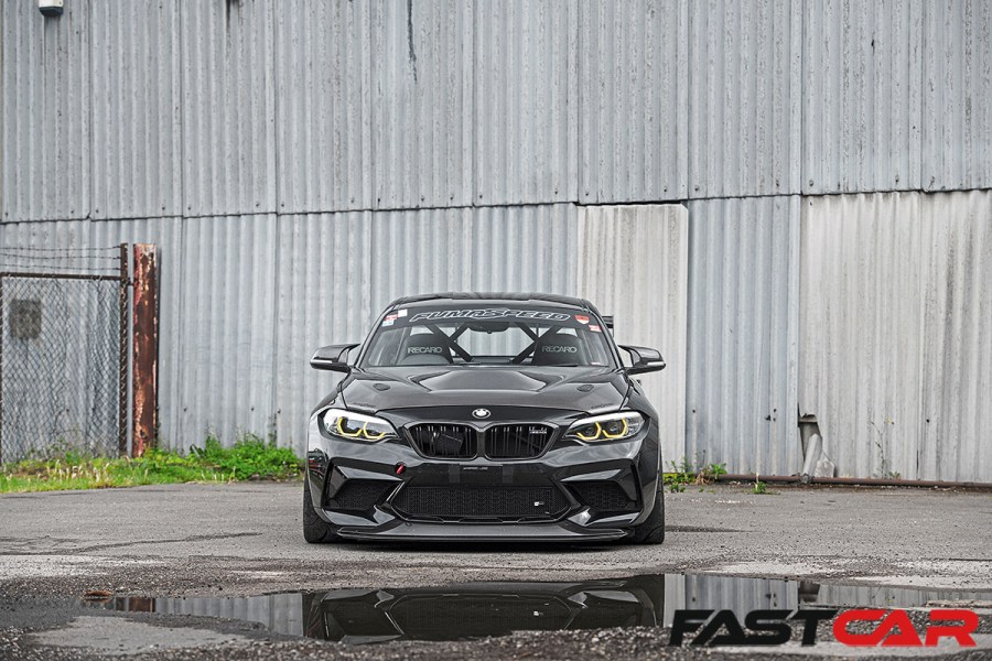 front on shot of modified bmw m240i